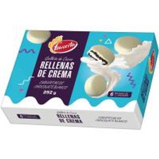 Galleta Bañada De Chocolate Blanco Favorita, Caja 252 G (24257222)
