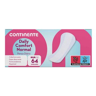 Pensos Diários Comfort Normal Continente (emb. 64 un)