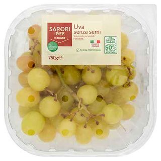 SAPORI & IDEE CONAD Percorso Qualità Uva senza semi Sugra35 Autumncrisp Italia 750 g - 8003170086258