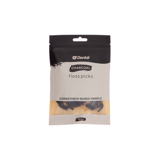 Life Dental Wykałaczki z nicią dentystyczną bio z aktywnym węglem