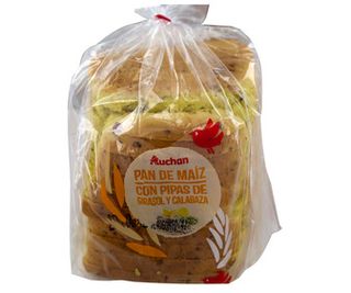 Pan De Trigo Y Maiz C/Semillas Auchan 400Gr