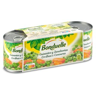 Guisantes Y Zanahorias Bonduelle 3 X 130 G