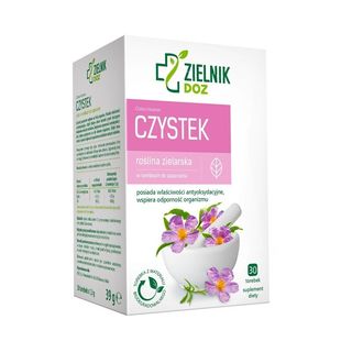 ZIELNIK DOZ Czystek, zioła do zaparzania w saszetkach, 1,5 g