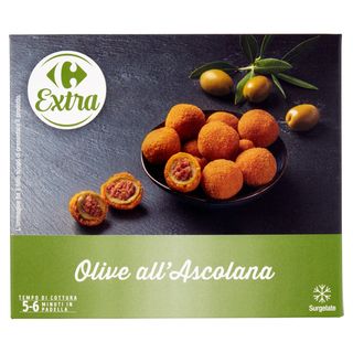 Carrefour Extra Olive All'Ascolana Surgelate 250 G