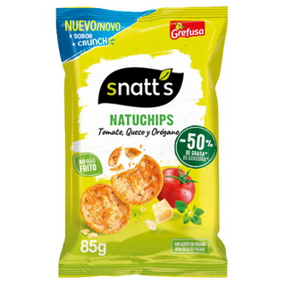 Chips Snatt'S De Tomate Queso Y Orégano 85Gr