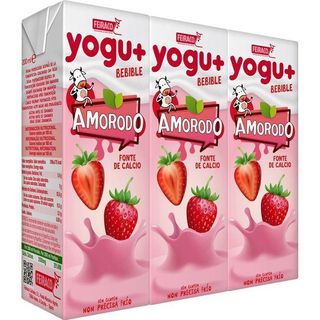 Yogur De Fresa Feiraco, Pack 3X200 Ml. (14574222)
