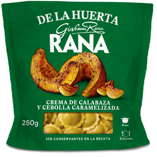Rana Pasta de la Huerta Calabaza y Cebolla Caramelizada 250g