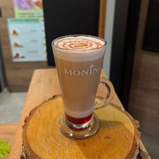 Monin Strawberry Latte Syrup