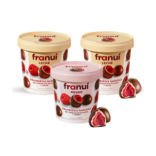Pack 2 Franuí Chocolate con Leche + Franuí Chocolate Negro