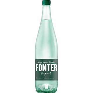 Agua Mineral Con Gas Fonter, Botella 1 Litro