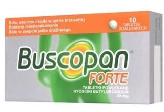 Buscopan Forte 20 mg 10 tabletek