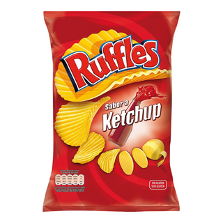 Ruffles Sabor Ketchup Patatas Fritas Onduladas 150g