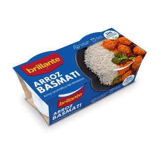 BRILLANTE Arroz Basmati Vasitos, Pack-2