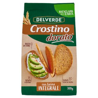 Delverde Crostino dorato con farina Integrale 300 g