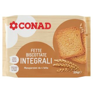 CONAD Fette Biscottate Integrali 324 g - 8003170074842