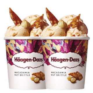 Pack 2x Häagen-Dazs Macadamia 460ml