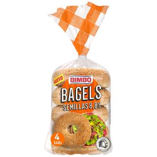 Pan Bagels Semilla Bimbo 300 Gr