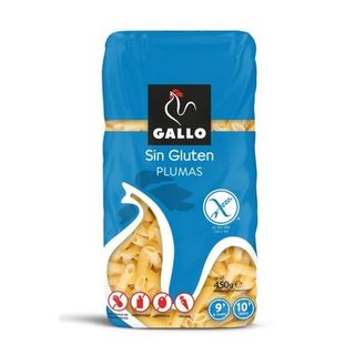 Pasta Gallo Plumas Sin Gluten 450 G