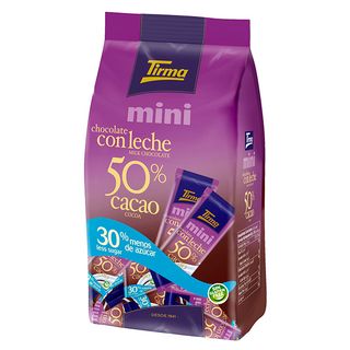 Tirma Chocolate Con Leche Mini 50 % Cacao 18 Ud