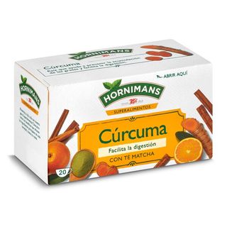 Cúrcuma con Té Matcha Hornimans Estuche 20 Bolsitas
