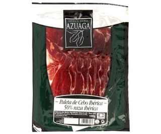 Paleta de Cebo Ibérica Cortada en Lonchas Sierra Azuaga 100 G.
