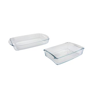 Set 2 pirofile in vetro 33x19 cm e 26x14 cm - Pasabahce
