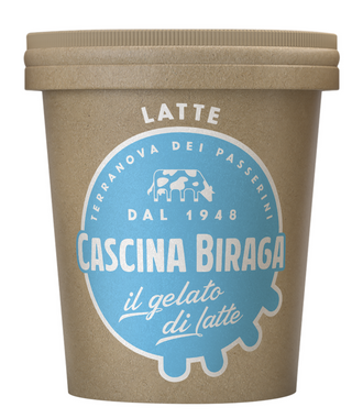 Gelato Al Latte Alta Qualità 320G Cascina Biraga