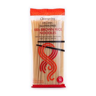 Fideos de Arroz Integral Sin Gluten 200g Clearspring