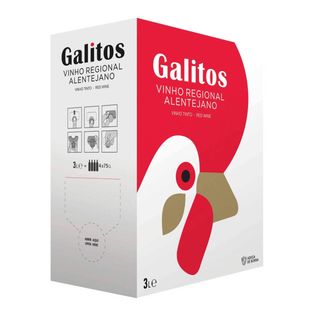 Galitos Regional Alentejano Vinho Tinto Galitos (Bag in Box 3 lt)