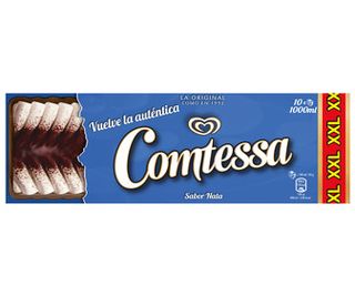 Tarta Helada de Nata y Chocolate Tamaño Xxl Comtessa de Frigo 1 L.