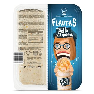 Flautas De Pollo Y 2 Quesos Al Punto Dia 275 G