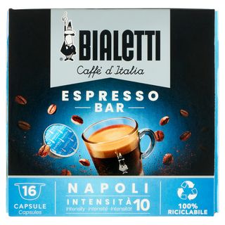 Bialetti Caffè D'Italia Espresso Bar Napoli 16 Capsule 112 G