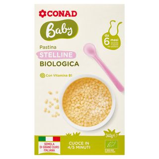 CONAD Baby Stelline Pastina Biologica 340 g - 8003170065475