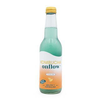 Kombucha Melón y Espirulina 33cl OnFlow