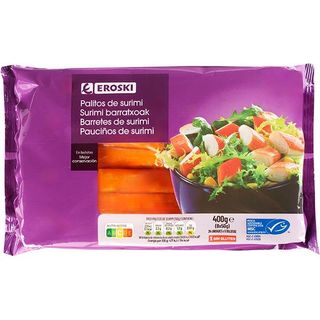 Palitos De Surimi Eroski Msc, Paquete 400 G