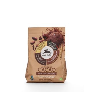 Frollini Biologici al Cacao con Fave di Cacao 250g - Alce Nero