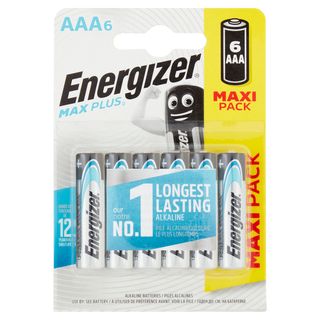 Energizer Max Plus AAA Mini Stilo 6 pz