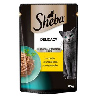 Sheba Delicacy Mokra karma dla dorosłych kotów w galaretce z kurczakiem 85 g