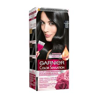 Tinte Negro Color Sensation De Garnier Nº 1.0 Ultra Negro (149191)