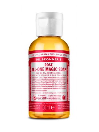 Jabón Líquido de Rosas 60ml Dr. Bronner'S