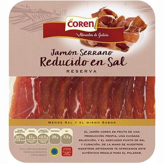 Jamón Reserva Reducido En Sal Coren, Bandeja 120 G