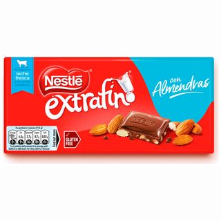 Nesté tableta de chocolate con almendra extrafino 123 g