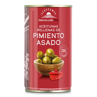 Aceitunas Rellenas De Pimiento Dia Vegecampo Lata 150 G