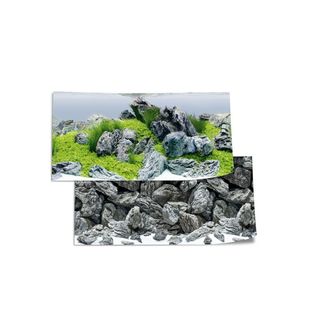 Juwel Poster de Fondo para acuarios, base de imagen Marino y Roca