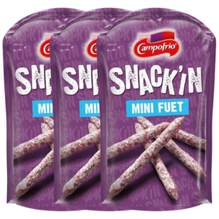 Pack 3x Campofrío Mini Fuet Stick 50g