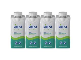 LEITE UHT MIMOSA:M/GORDO 0% LACTOSE 4X200 ML