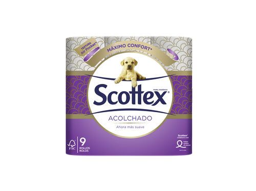 PAPEL HIGIÉNICO SCOTTEX ACOLCHOADO 9R