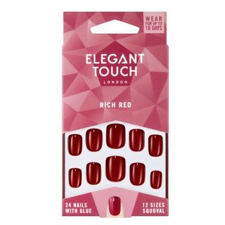 Uñas Postizas Rich Red - Elegant Touch - Rojo 5011522159775
