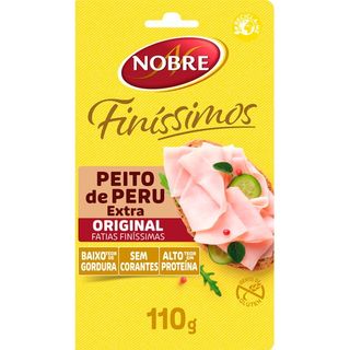 Nobre Peito de Peru Extra em Fatias Finas embalagem 110 g - 18384600401