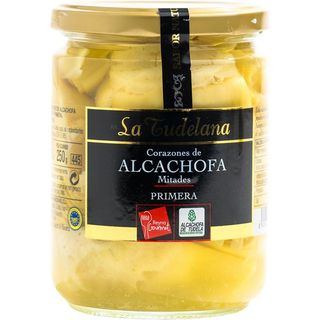 LA TUDELANA Corazones De Alcachofa En Mitades 410 G